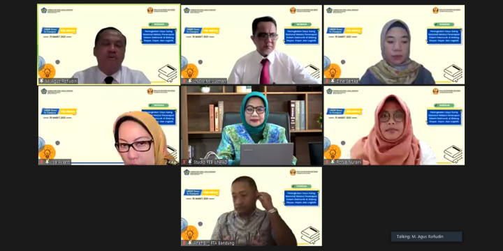 Webinar LNSW dengan Fakultas Ekonomi dan Bisnis UNPAD