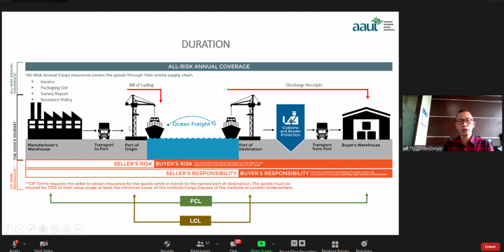 Kuliah Umum : The Anticipation –  Settlement and Fraud Cases in Export Import Cargo Insurance